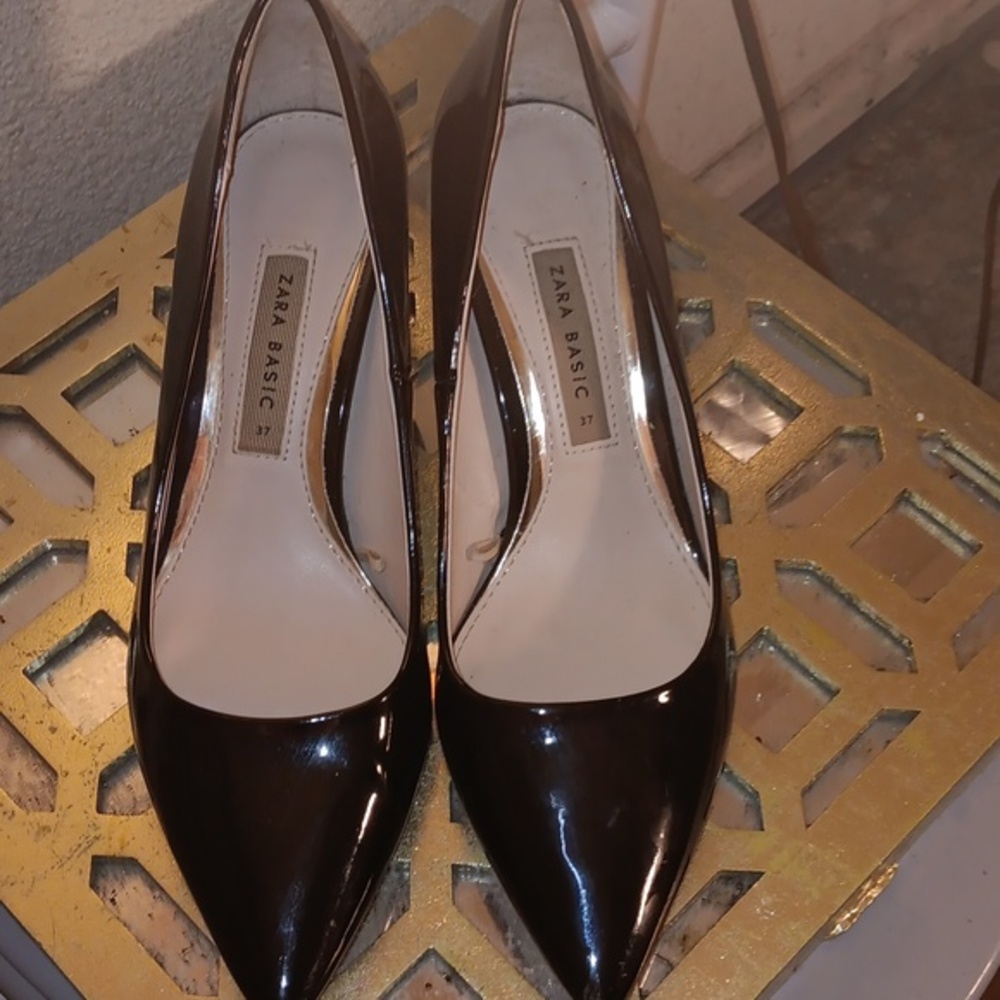 sz 37 ZARA COLLECTION PATTON BLACK
